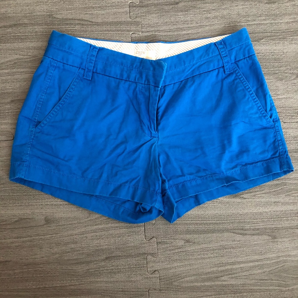 J. Crew blue chino shorts